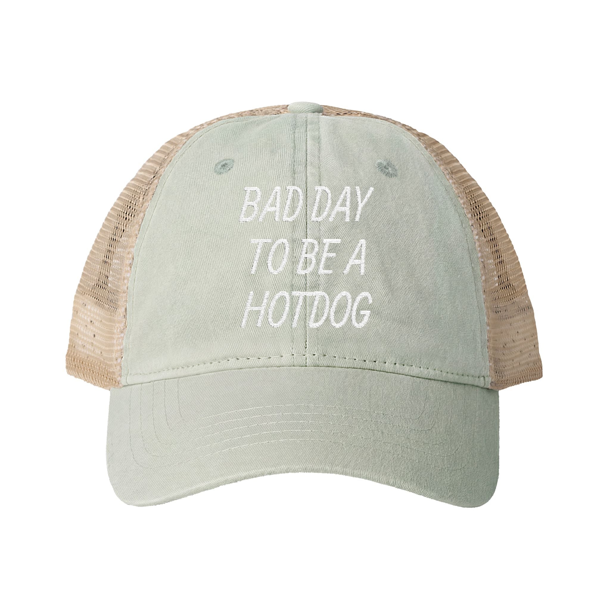 BAD DAY TO BE A HOTDOG Mesh-Back Cap