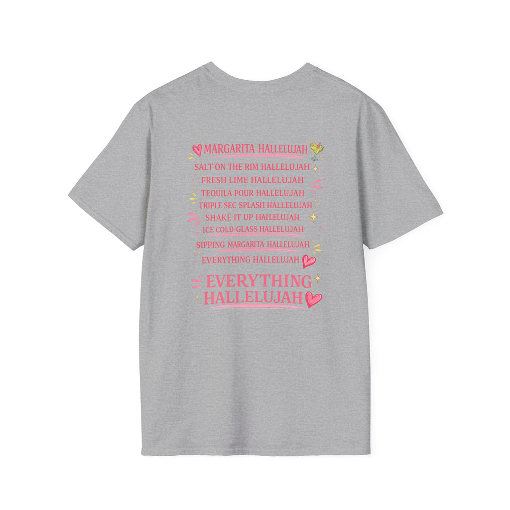 Margarita Cocktail Tee — Cute Lime Drawn Margarita with Ribbon
