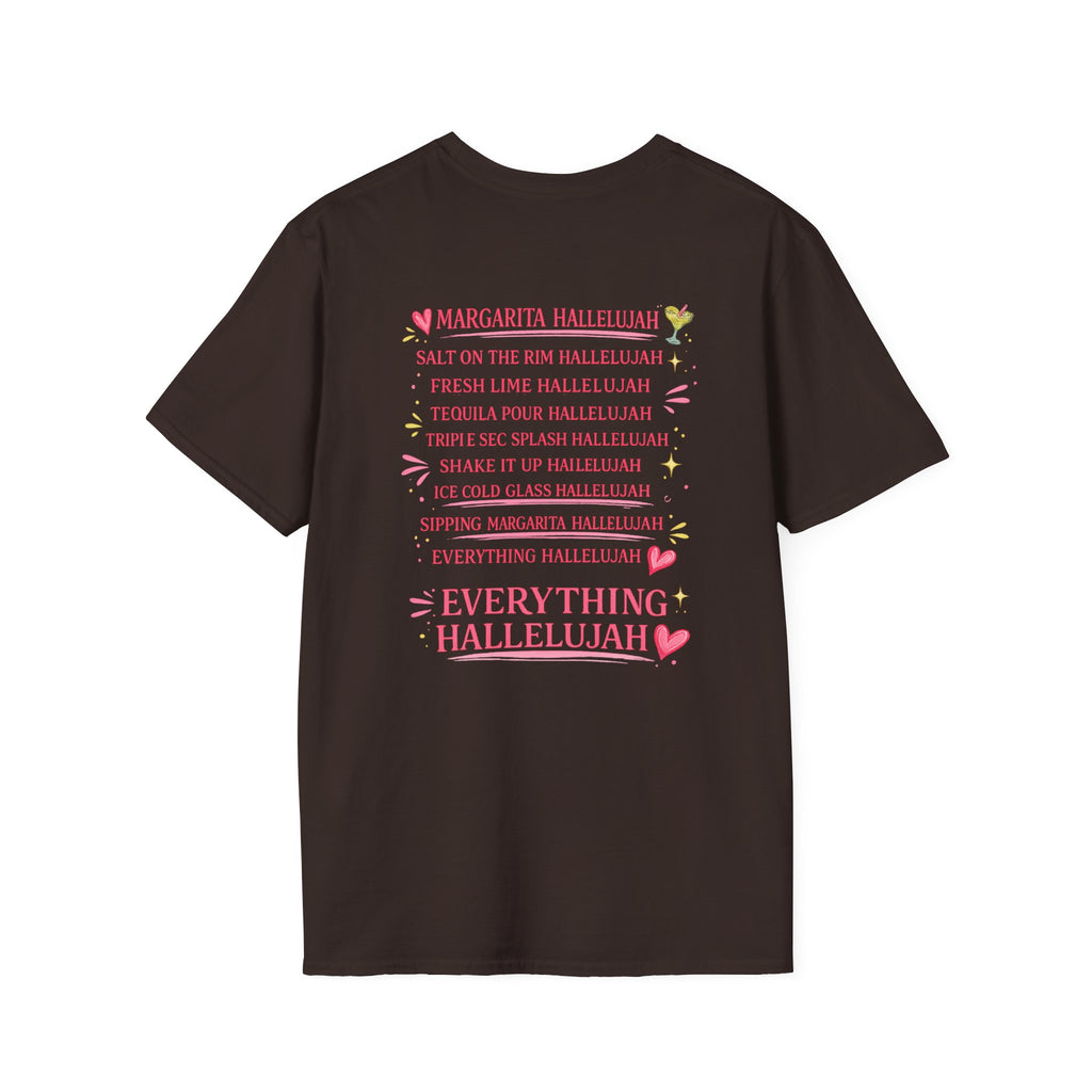Margarita Cocktail Tee — Cute Lime Drawn Margarita with Ribbon