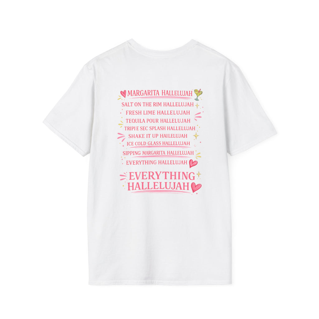 Margarita Cocktail Tee — Cute Lime Drawn Margarita with Ribbon