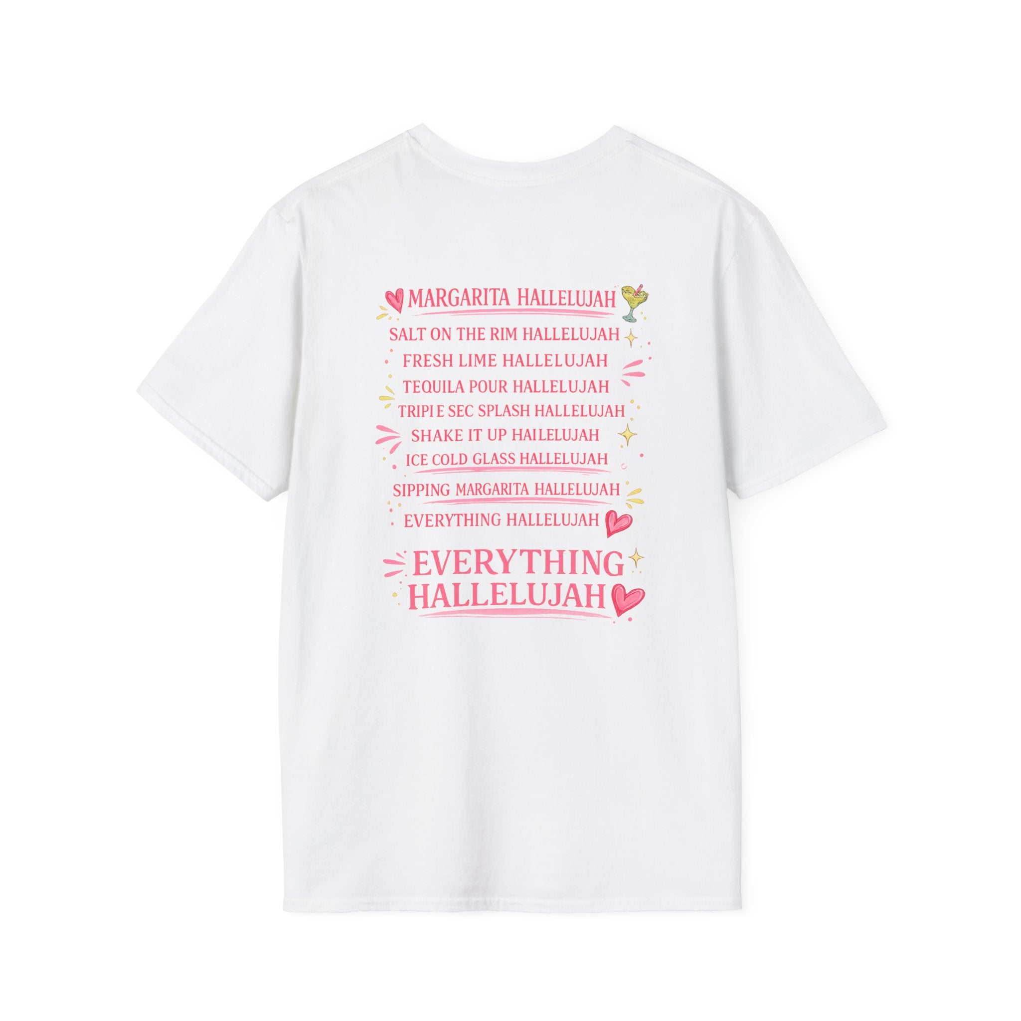 Margarita Cocktail Tee — Cute Lime Drawn Margarita with Ribbon