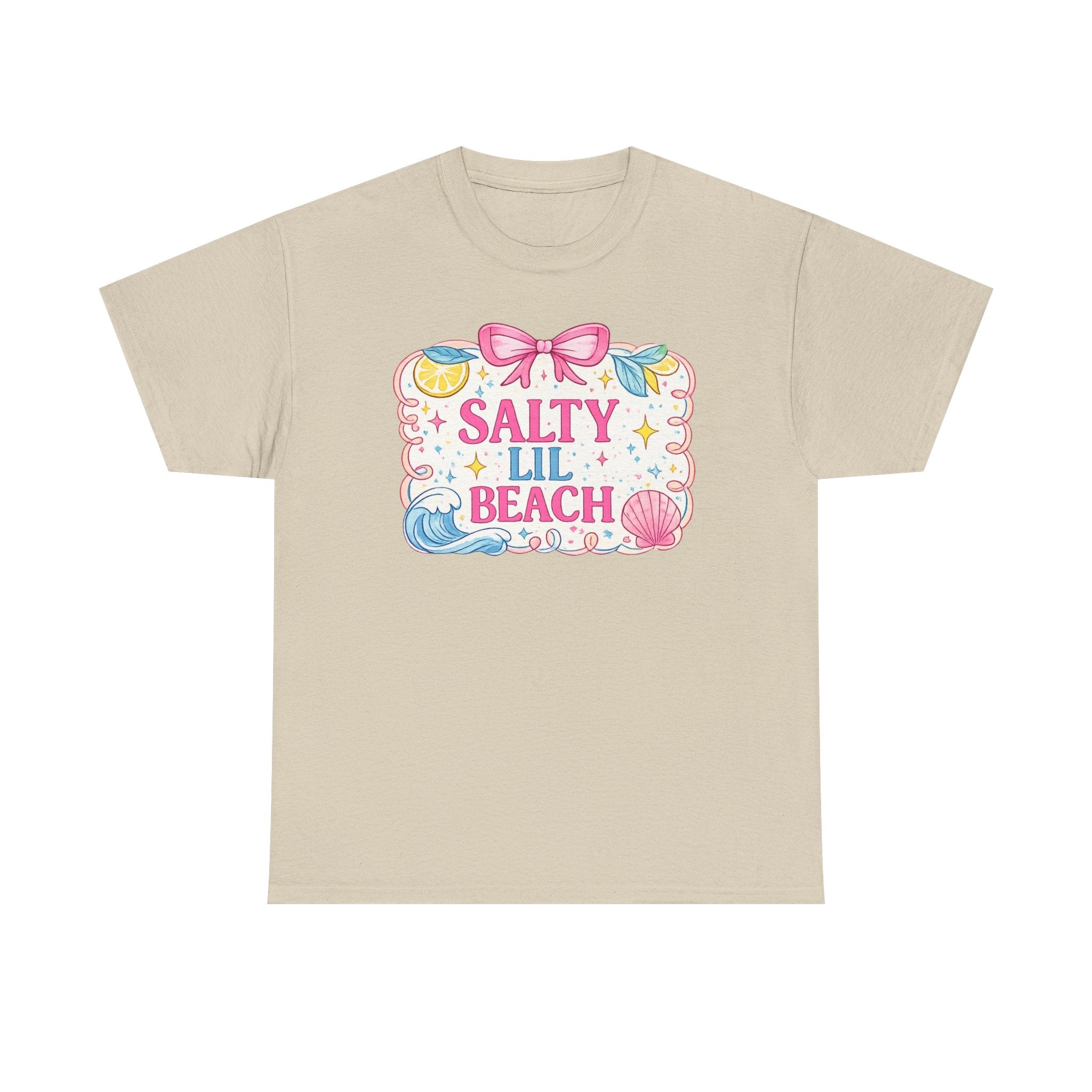 Salty Lil' Beach T-Shirt — Cute Seashell Summer Tee