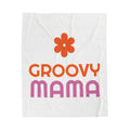 "Groovy Mama" Retro Flower Throw