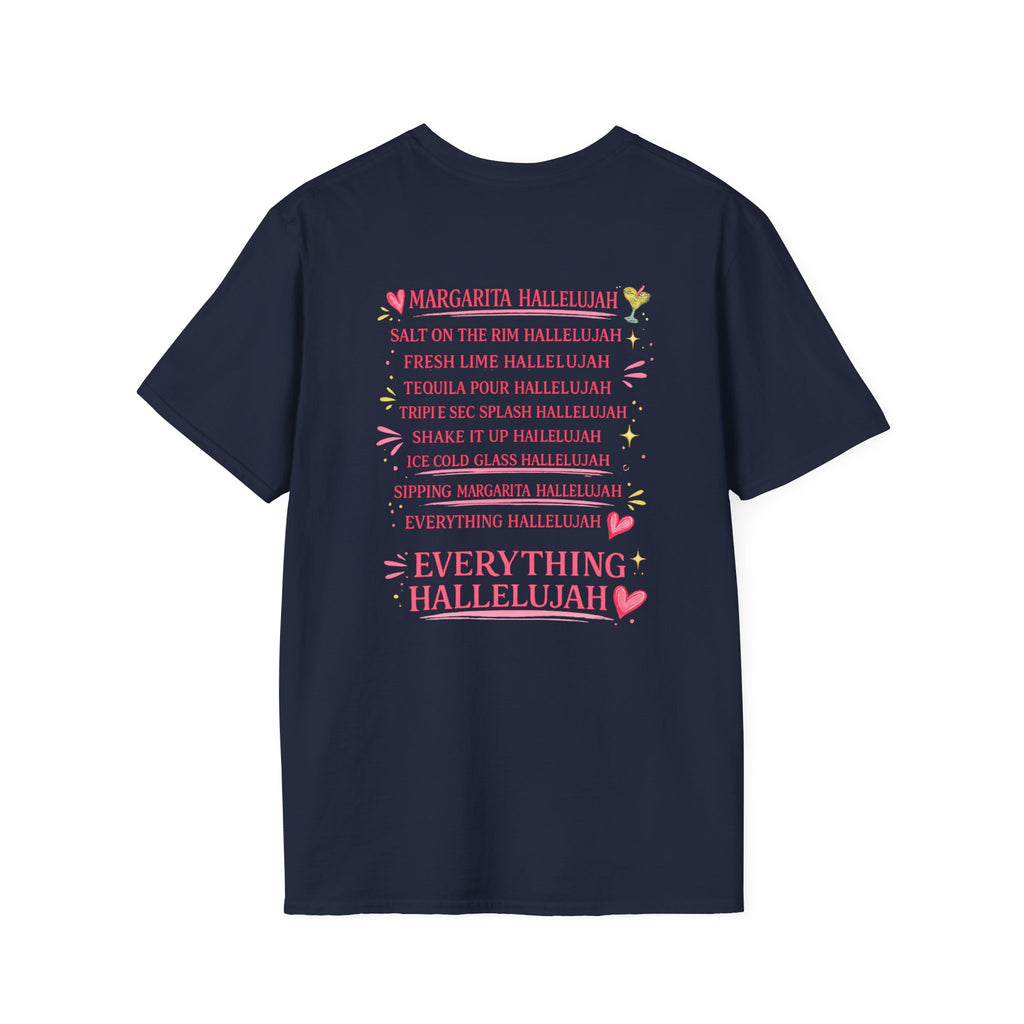 Margarita Cocktail Tee — Cute Lime Drawn Margarita with Ribbon