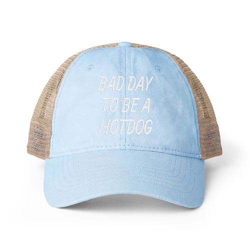BAD DAY TO BE A HOTDOG Mesh-Back Cap