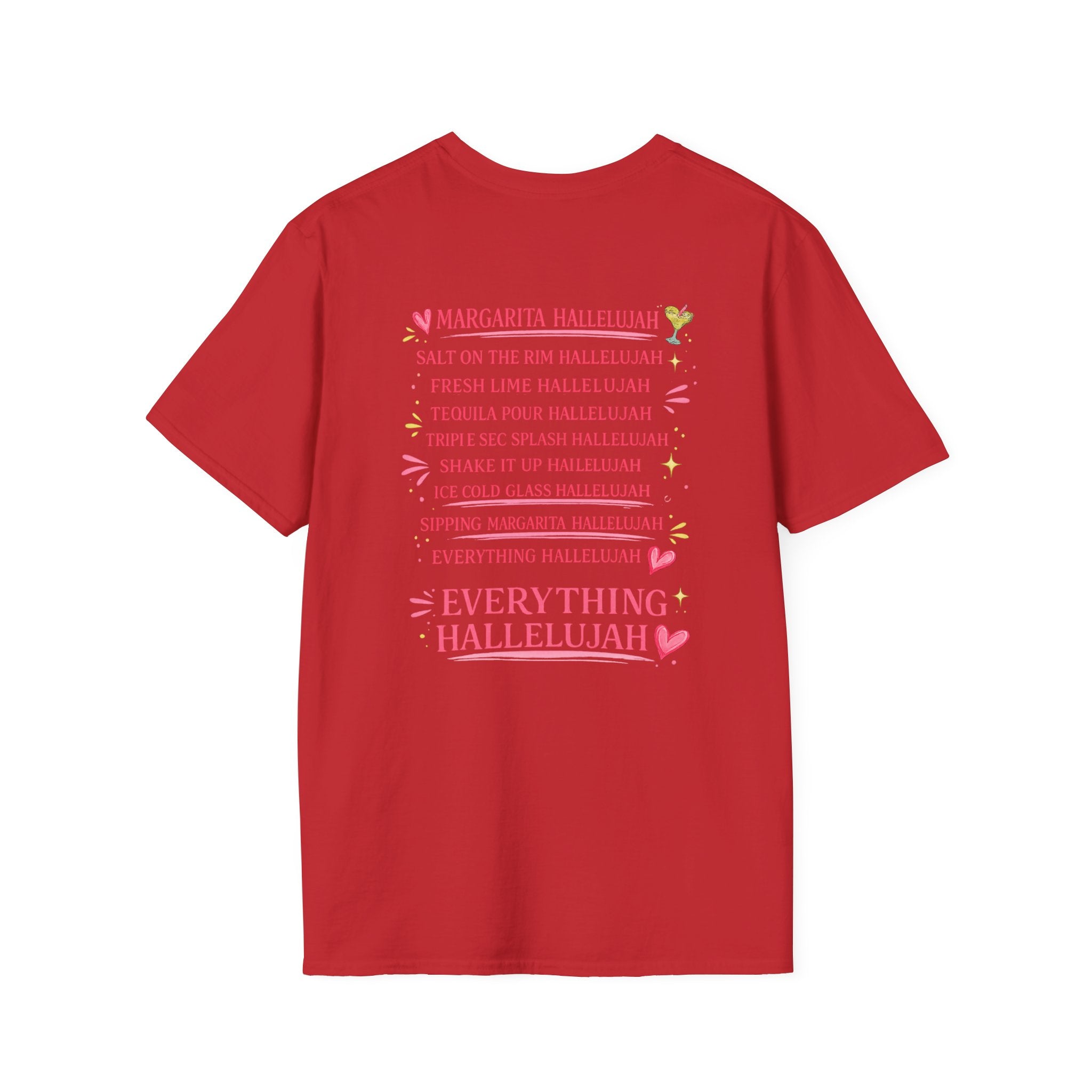 Margarita Cocktail Tee — Cute Lime Drawn Margarita with Ribbon