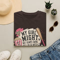 Softball Mom T-Shirt — "My Girl Might Not Always Swing But I Do So Watch Your Mouth"