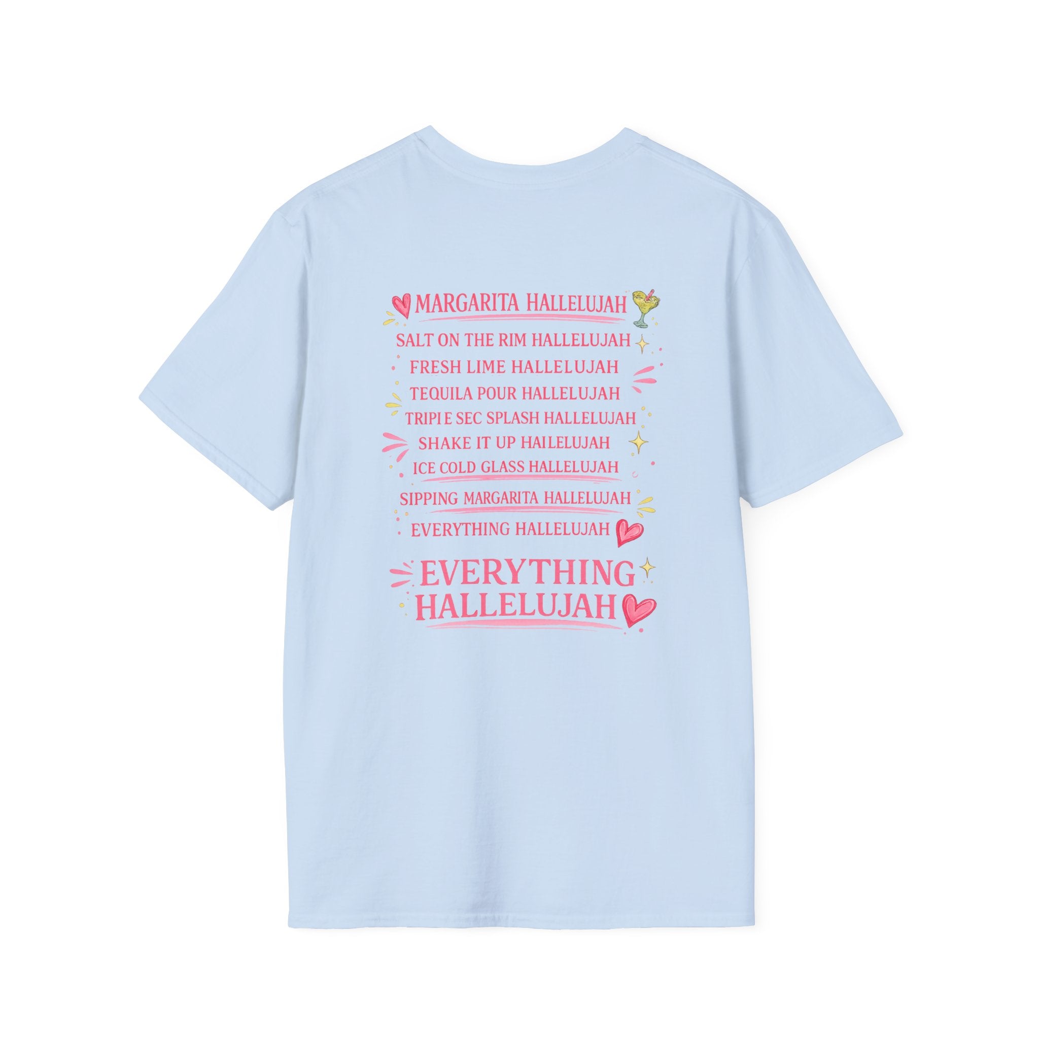 Margarita Cocktail Tee — Cute Lime Drawn Margarita with Ribbon