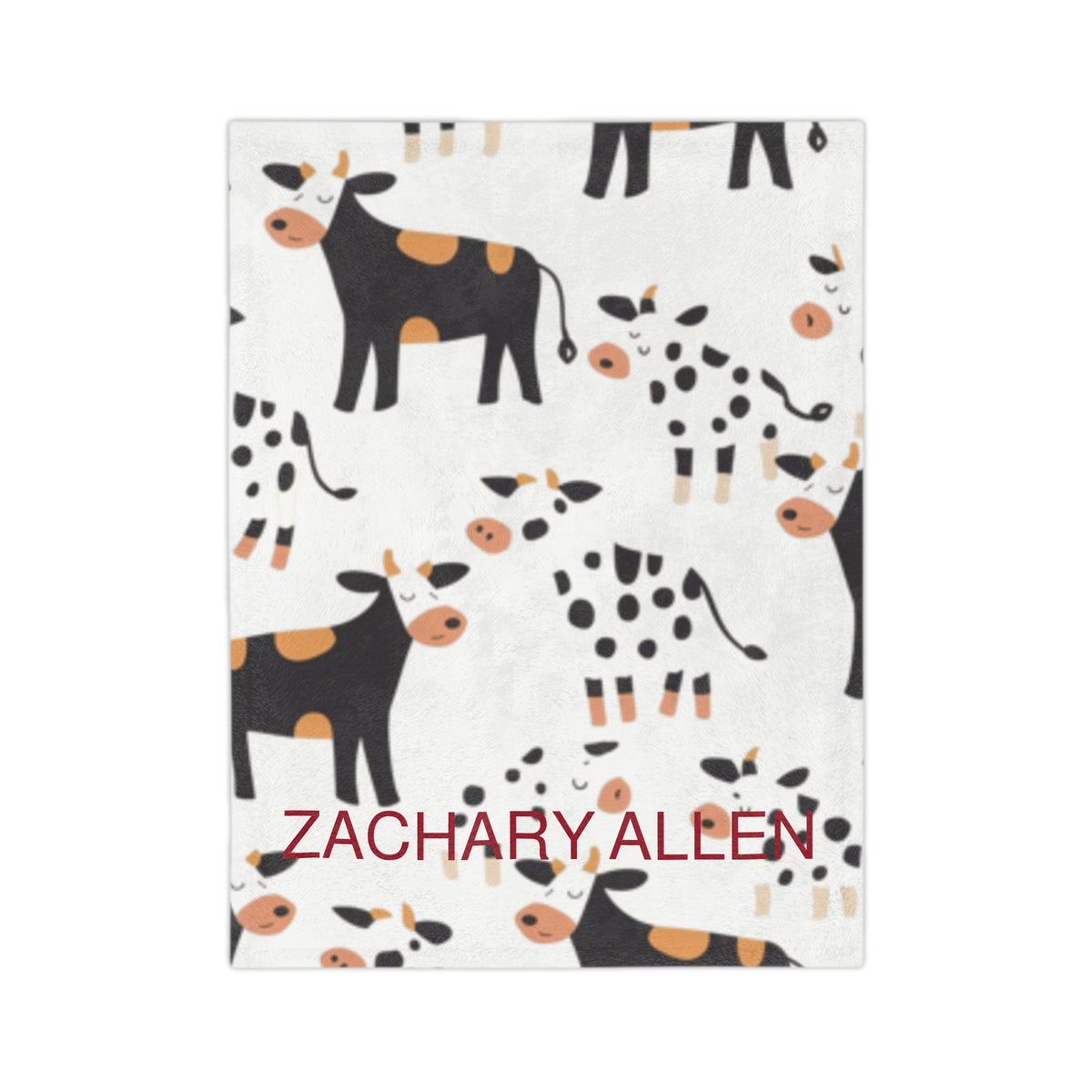 Cow Print Blanket