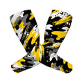 Yellow/black/White Sun Protection Arm Sleeves