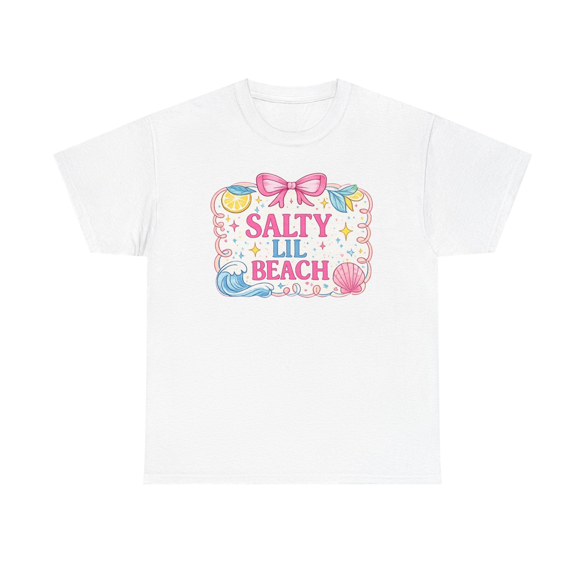 Salty Lil' Beach T-Shirt — Cute Seashell Summer Tee
