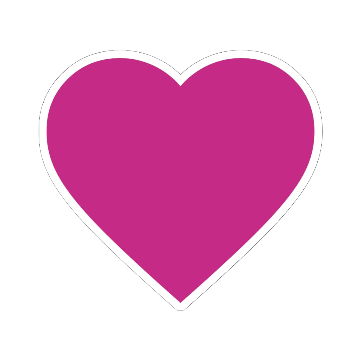 Magenta Love Decal