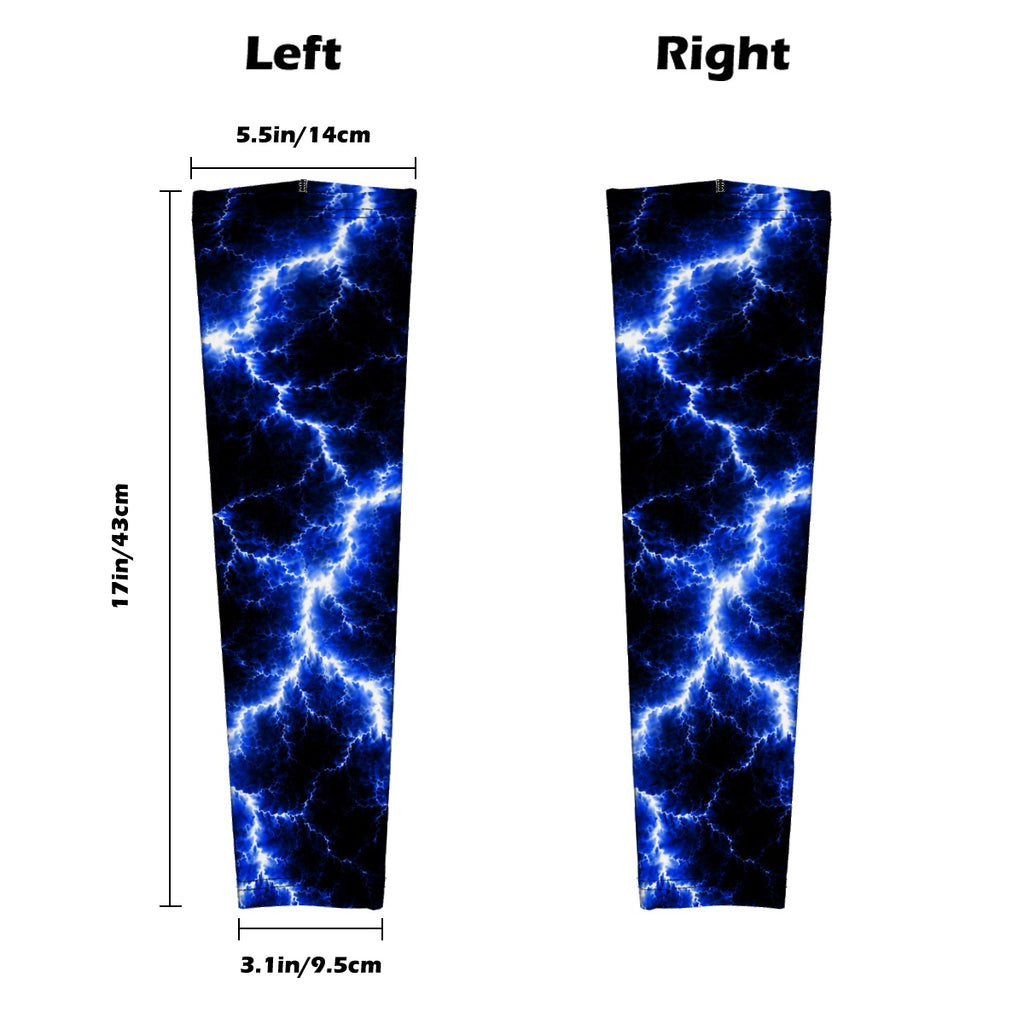 Lightening Blue/White Sleeves