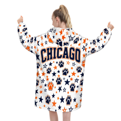 CHICAGO Adult Blanket Hoodie