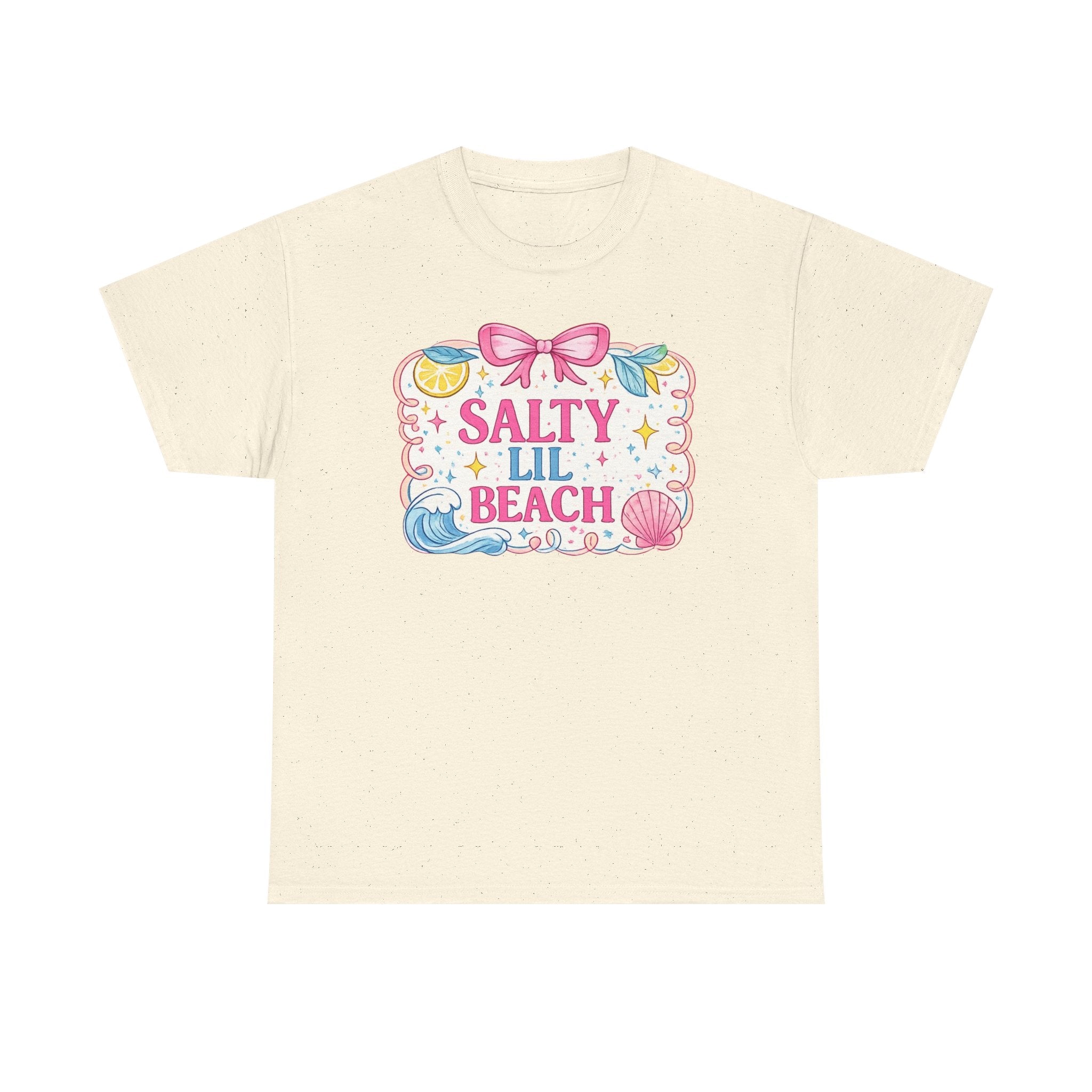 Salty Lil' Beach T-Shirt — Cute Seashell Summer Tee