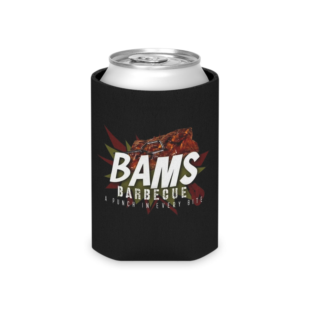 Bams Barbeque Can Cooler — "A Punch In Every Bite" Insulated Koozie