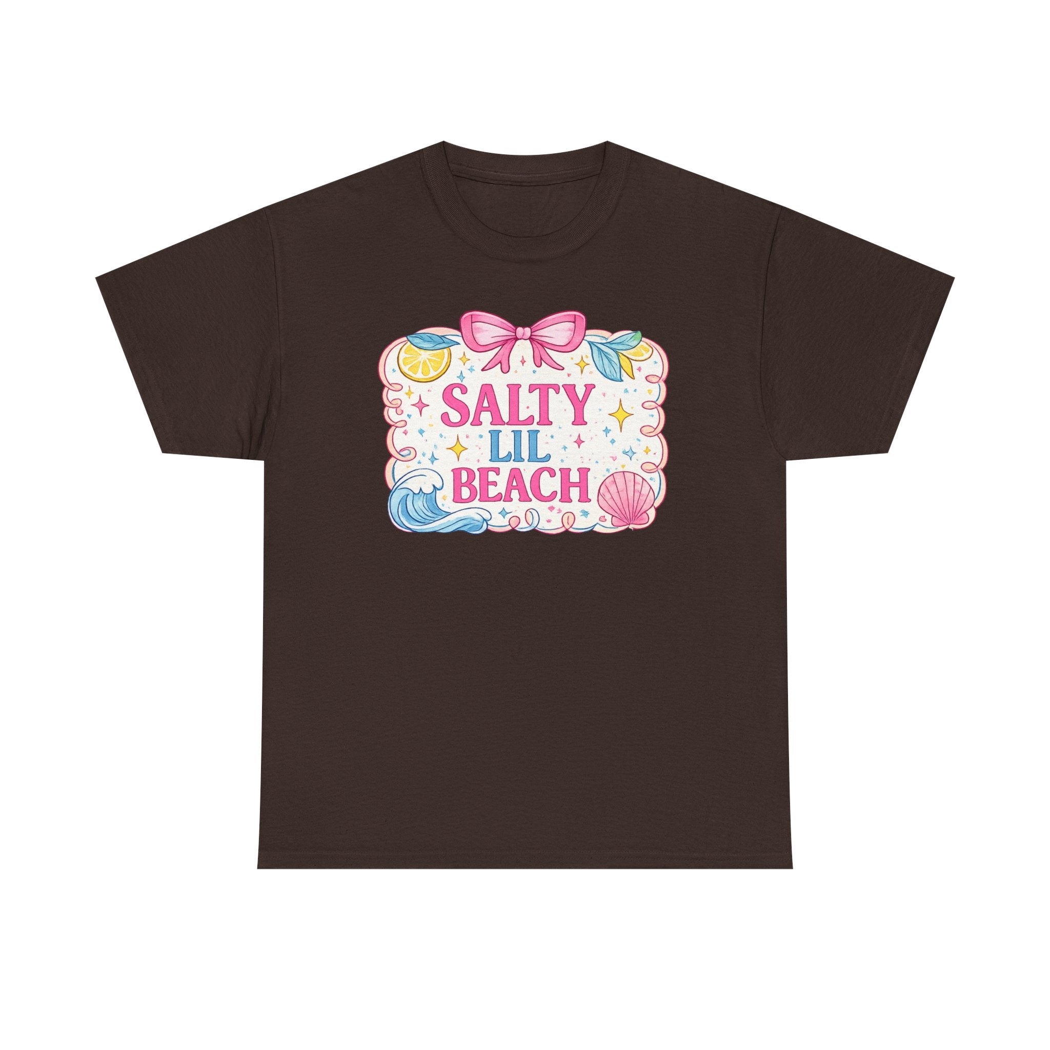 Salty Lil' Beach T-Shirt — Cute Seashell Summer Tee