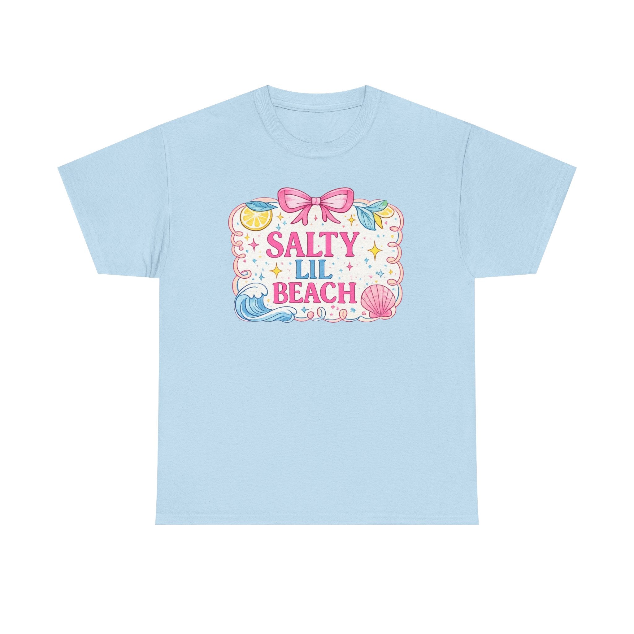 Salty Lil' Beach T-Shirt — Cute Seashell Summer Tee